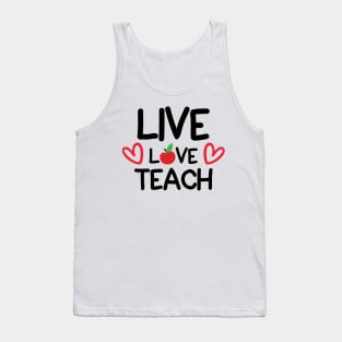 Live Love Teach Tank Top